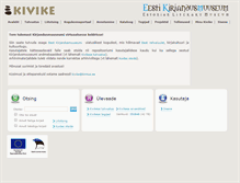 Tablet Screenshot of kivike.kirmus.ee